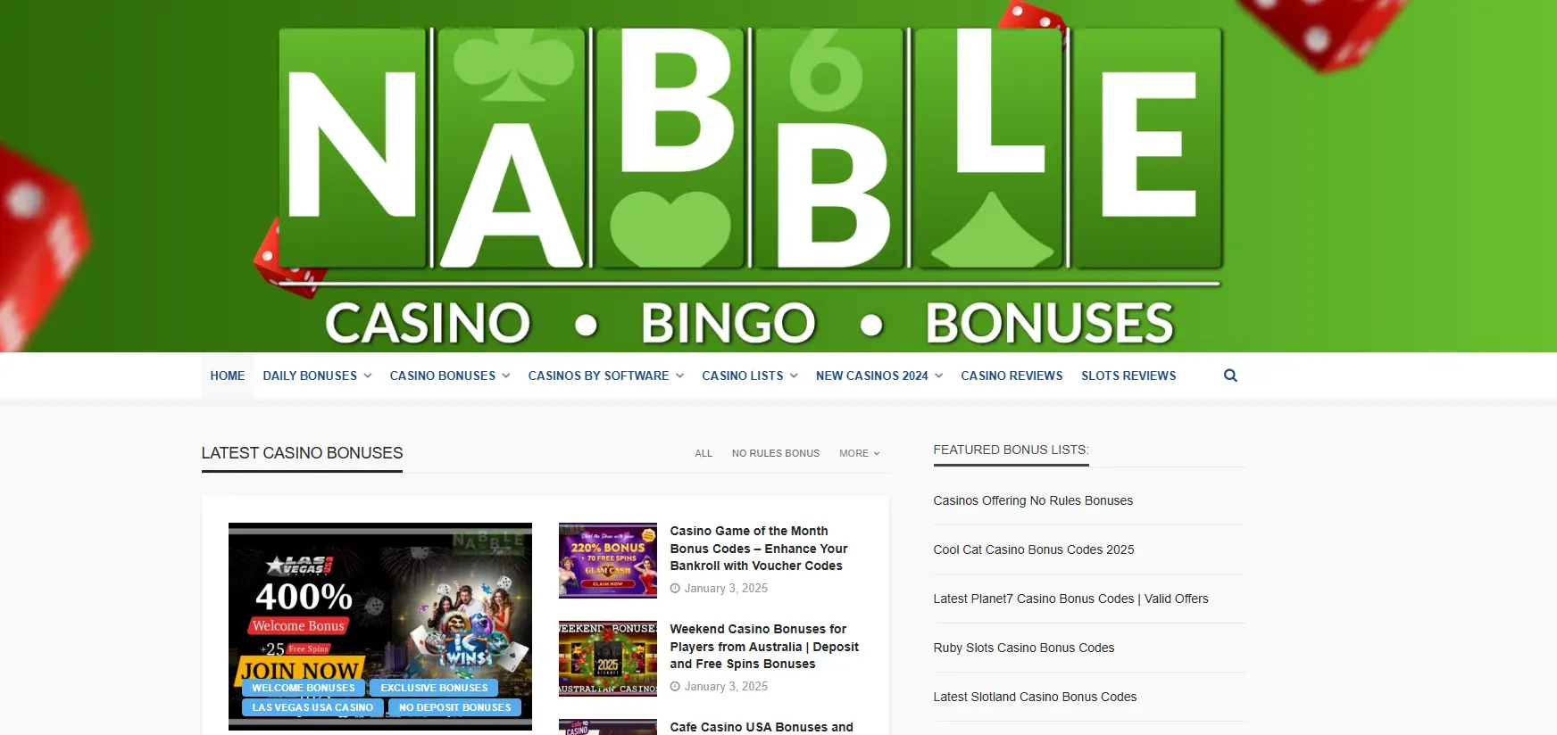 Nabble Casino Bingo Screenshot