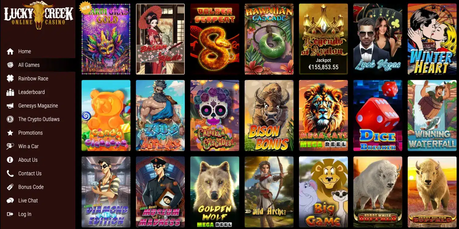 Lucky Creek Casino Review at 3Fam